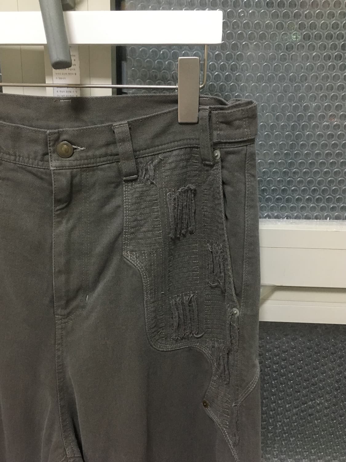 (3) 폴리테루 초판 웨스턴 보로 팬츠 그레이 상품이미지3