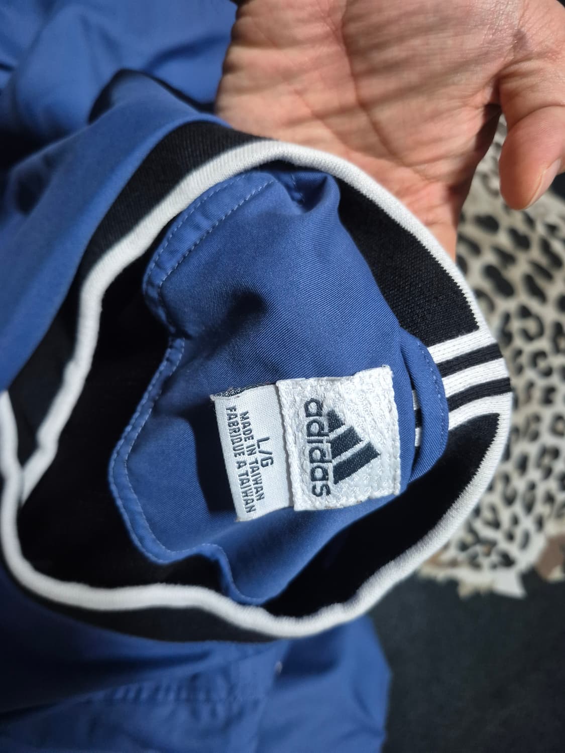 90's 아디다스 올드스쿨 우븐 웜업 L 정품 상품이미지3