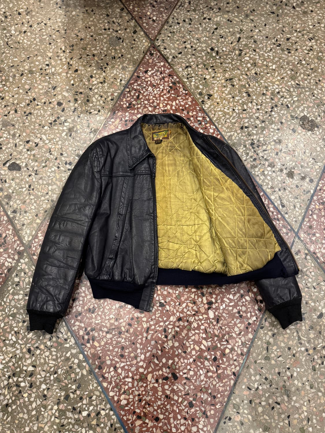 50s Blocks 호스하이드 봄버자켓 (42)y 상품이미지4