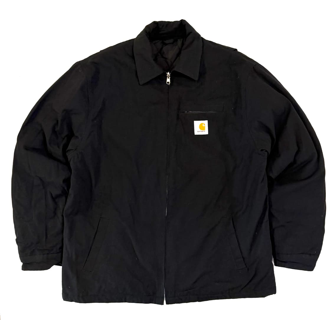 칼하트 WIP 디트로이트 마데라 리버시블 퀼팅 워크자켓 블랙 상품이미지2
