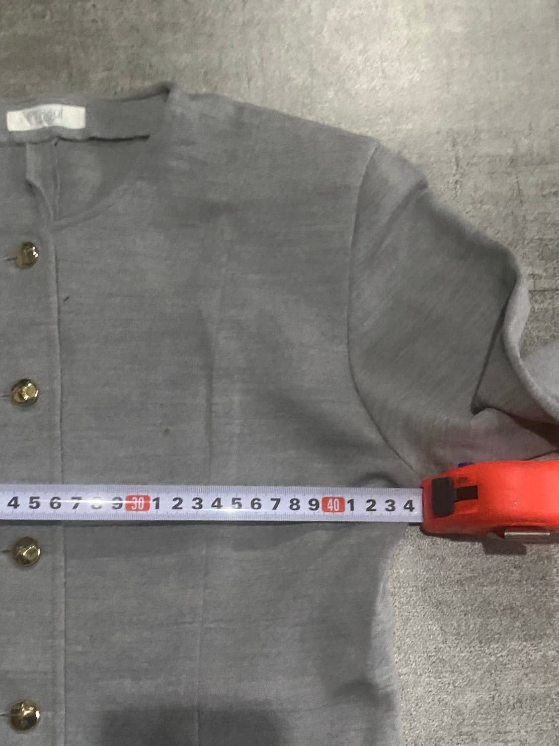 일본빈티지 Plidoul 달천깔페어리 금장버튼 라운드넥자켓 상품이미지4