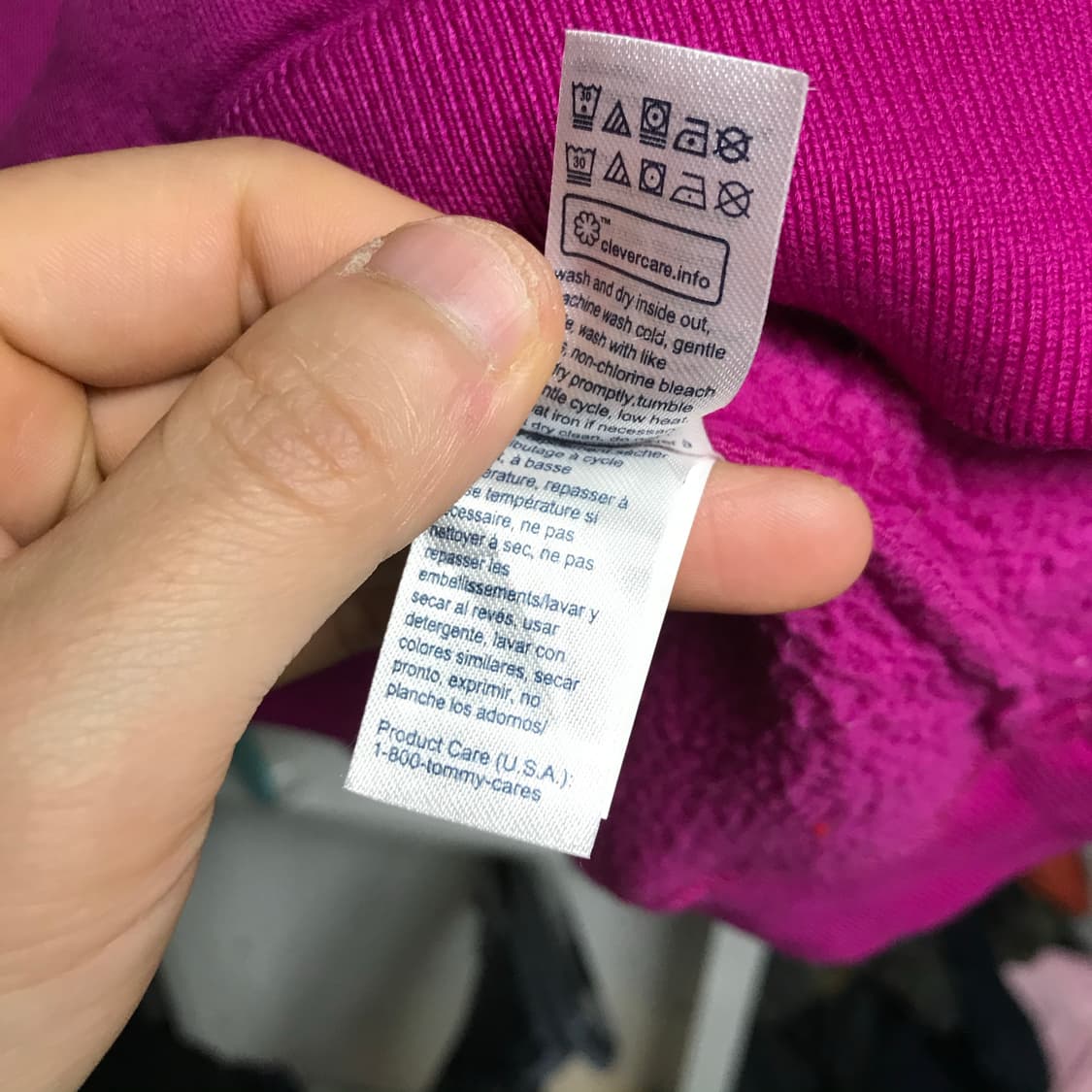 타미 중로고 후리스 후드티 상품이미지5