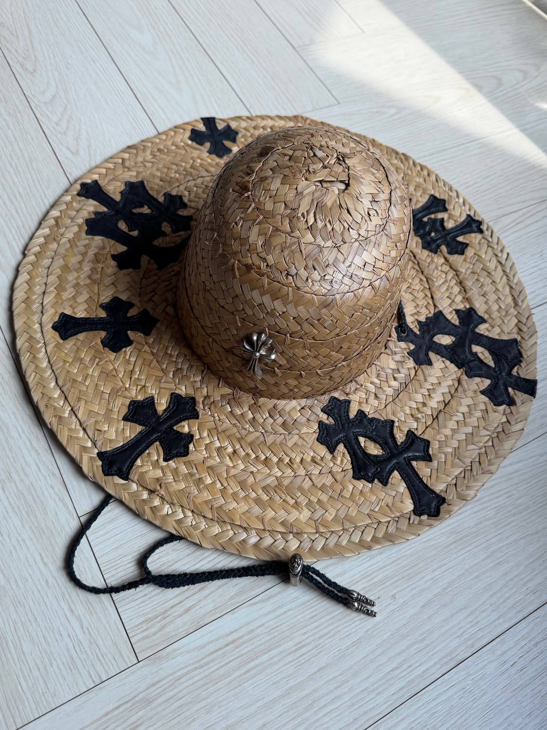 크롬하츠 세메터리 패치 라탄 모자 햇 상품이미지1