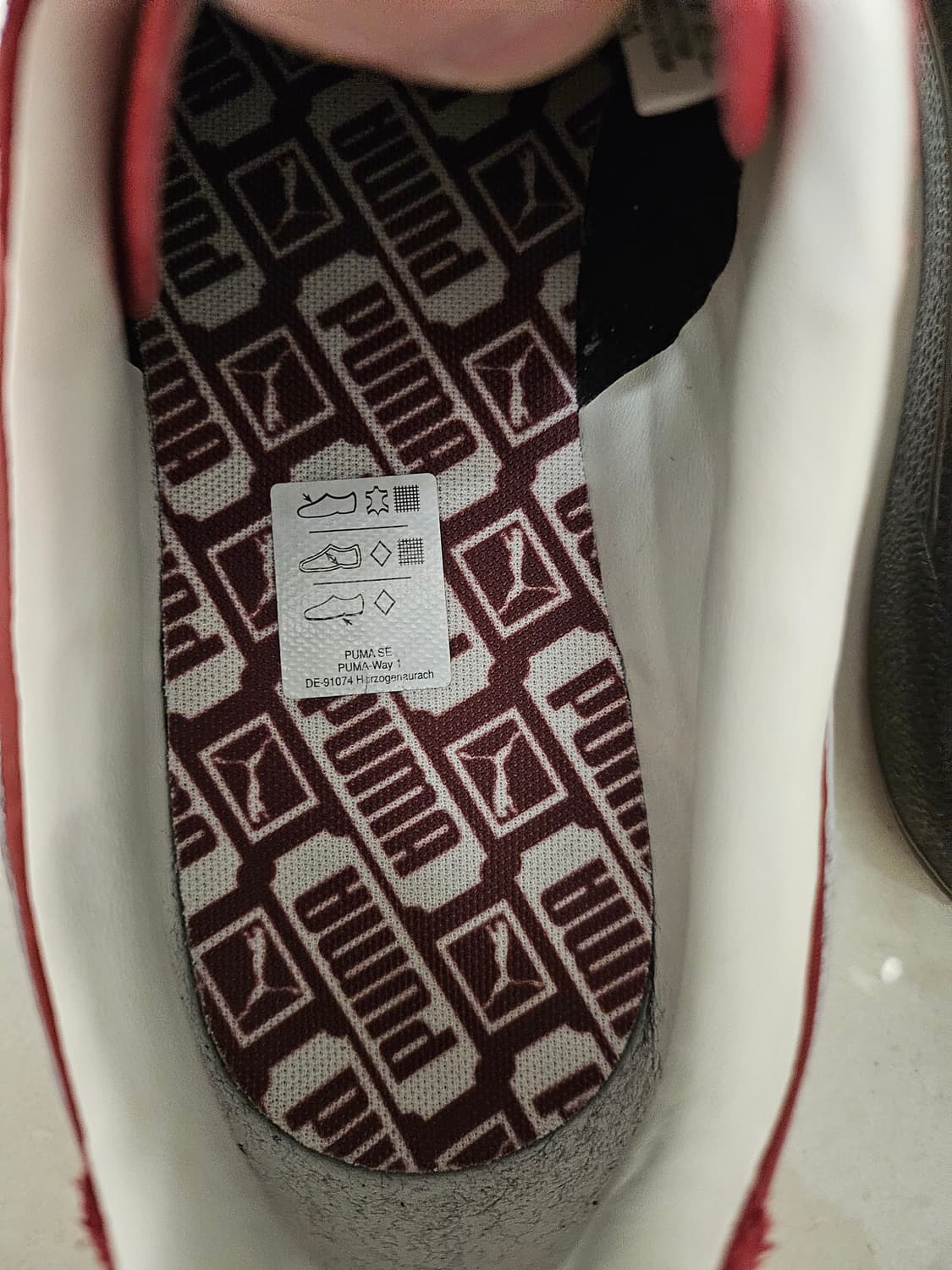 퓨마 Palermo OG intense red warm white 상품이미지4