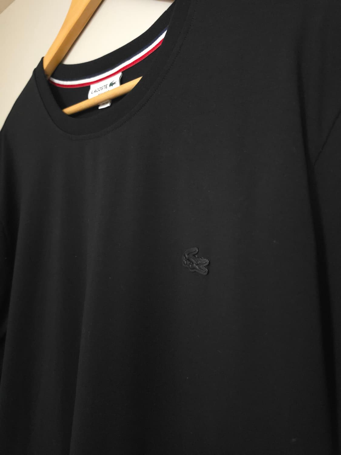 라코스테 블랙 반팔 티셔츠 상품이미지3