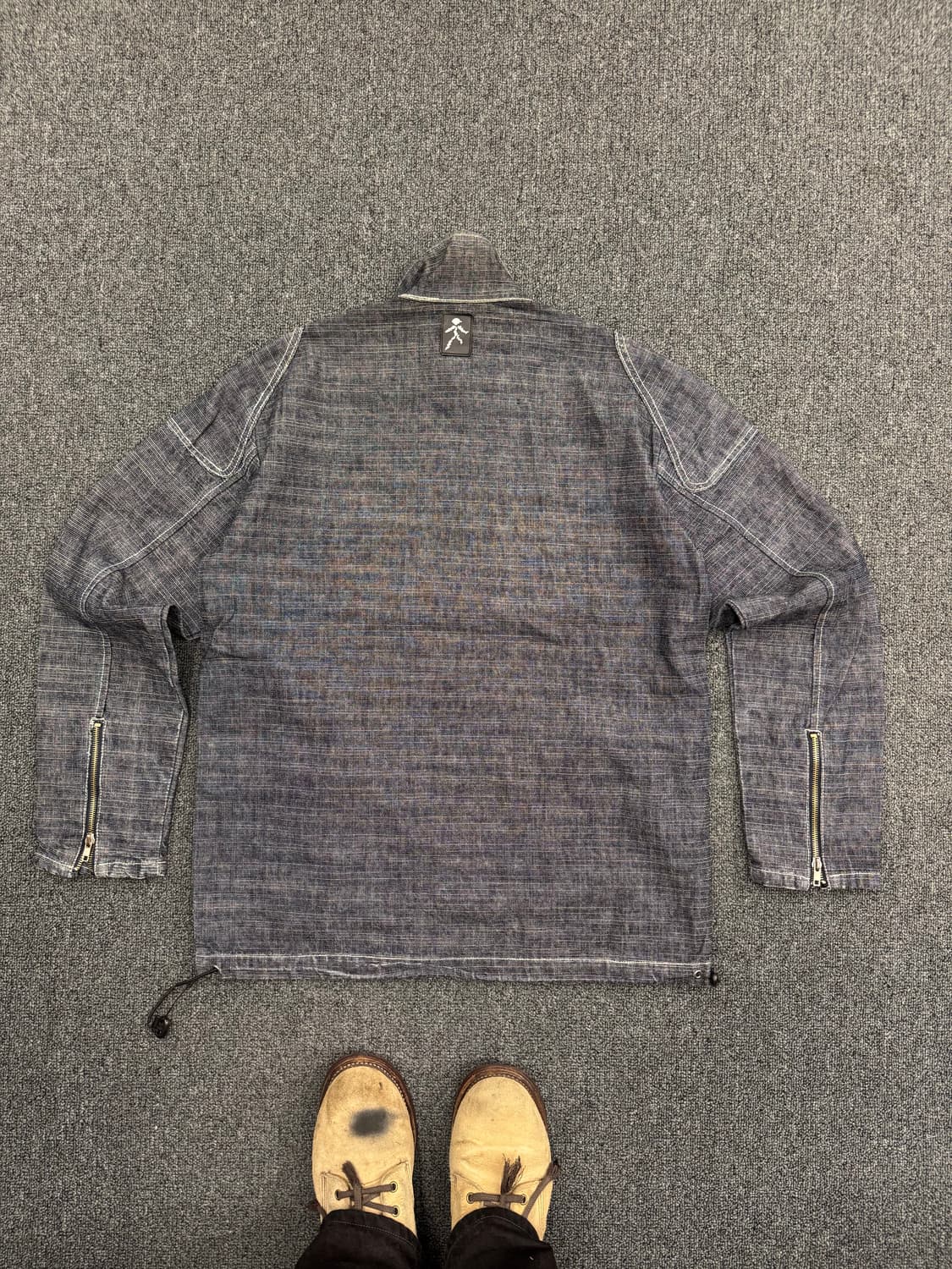 American vintage 데님 집업 자켓 상품이미지4