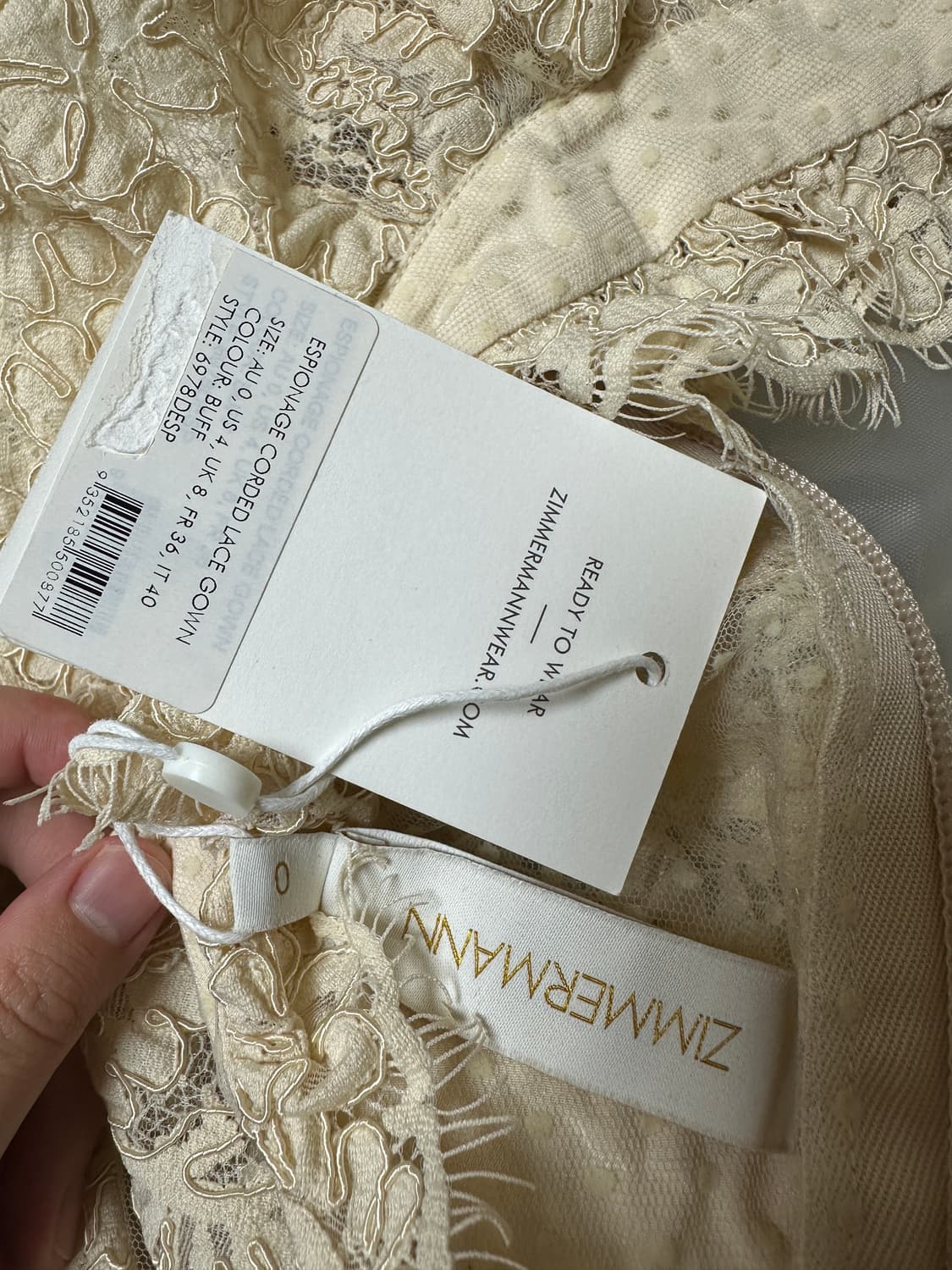 짐머만 zimmermann 레이스 원피스 0사이즈 상품이미지5