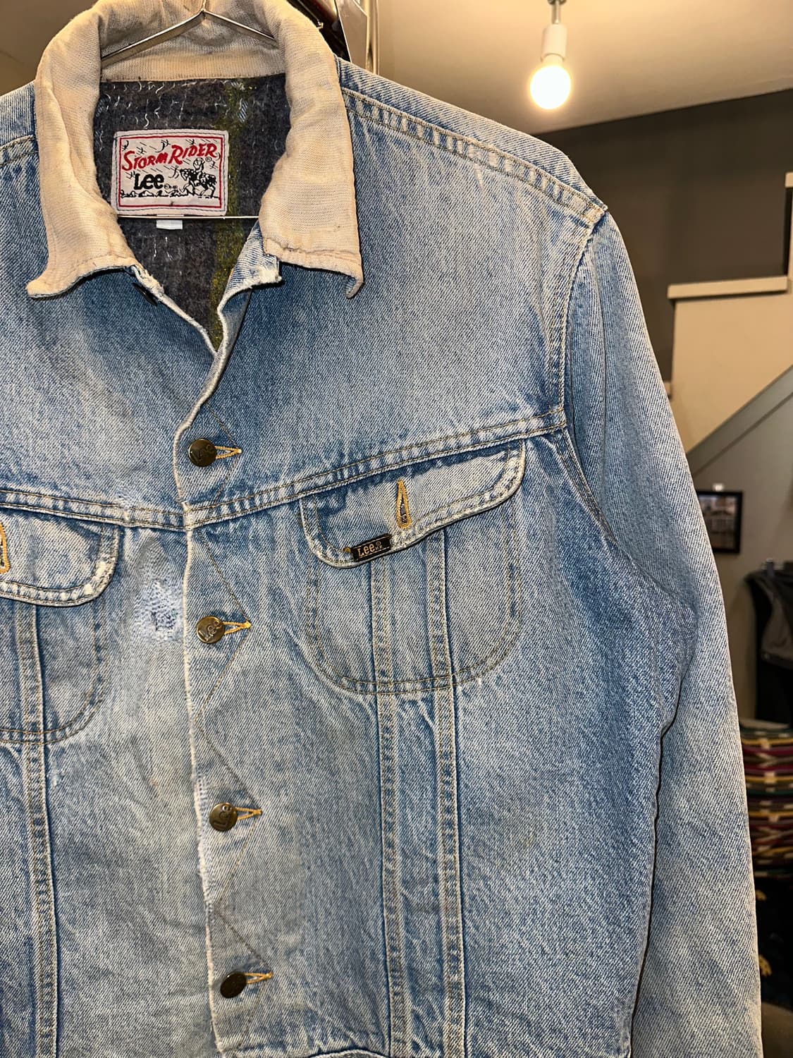 80’s Lee Storm Rider Denim Jacket 상품이미지4