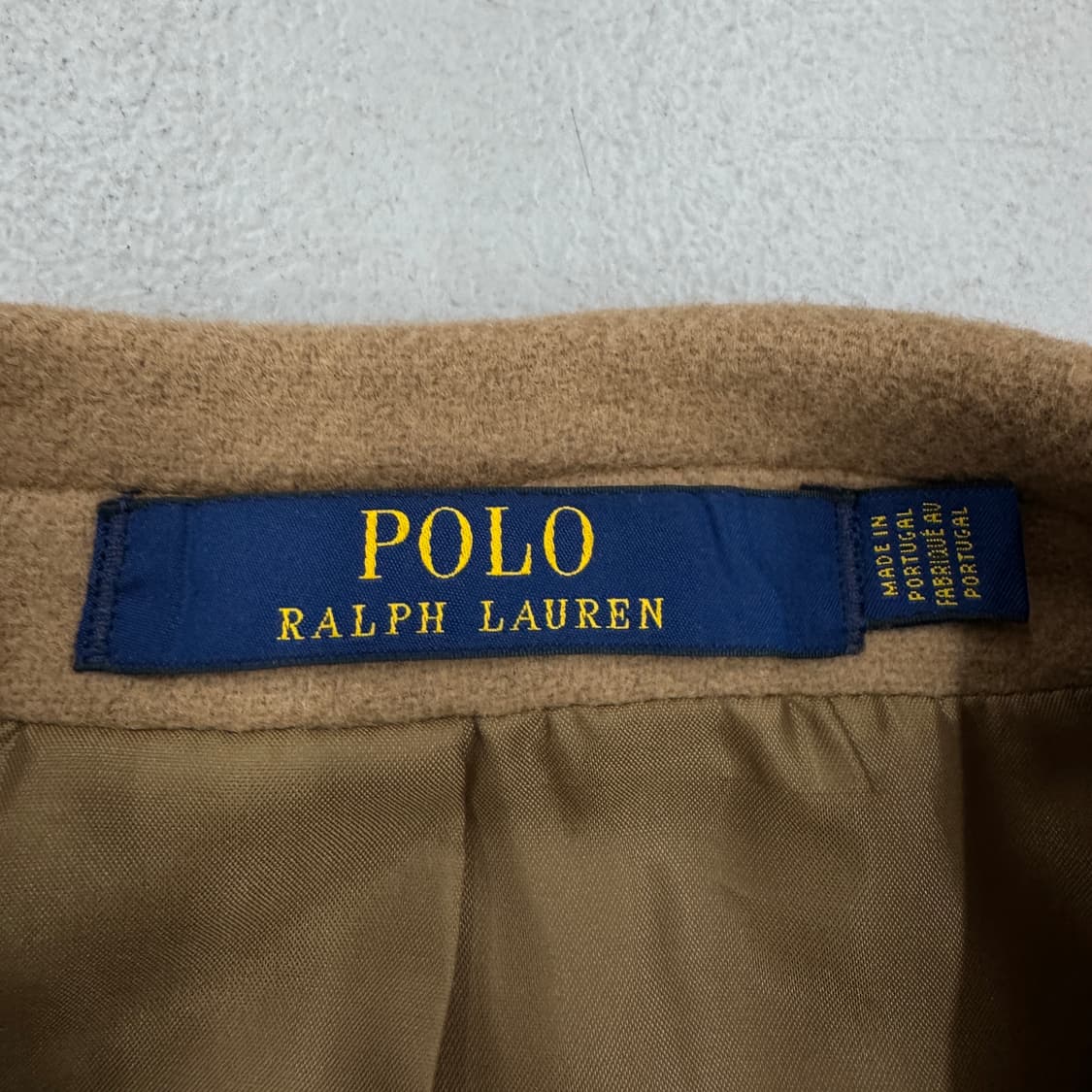 폴로 신형 싱글 브레스티드 코트 베이지 상품이미지6