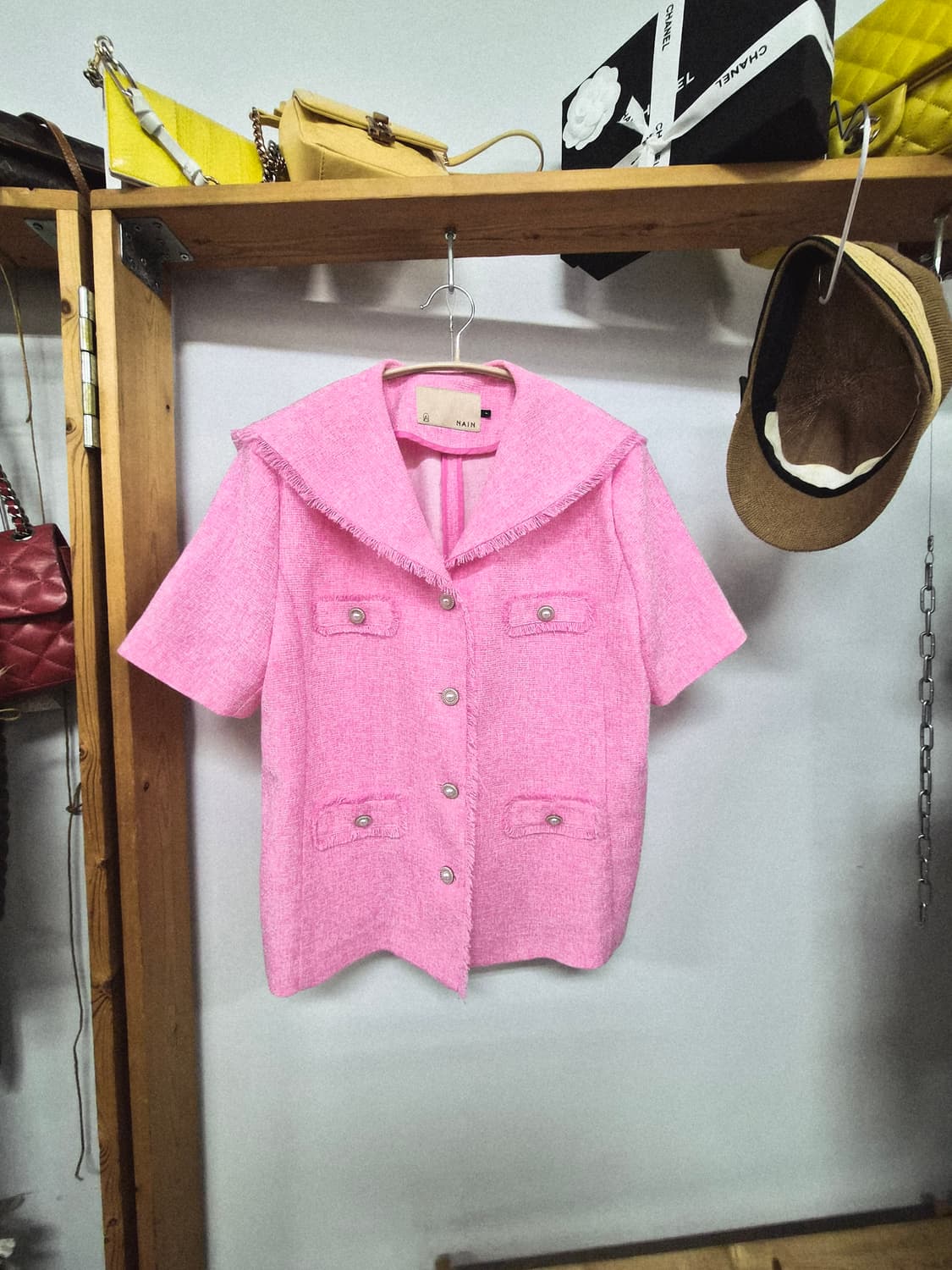 나인 쎄일러 여름 트위드 반팔자켓 상품이미지3