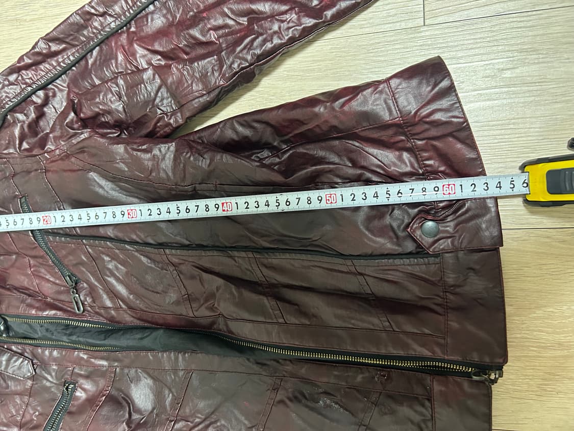 레드 가죽 자켓 상품이미지2