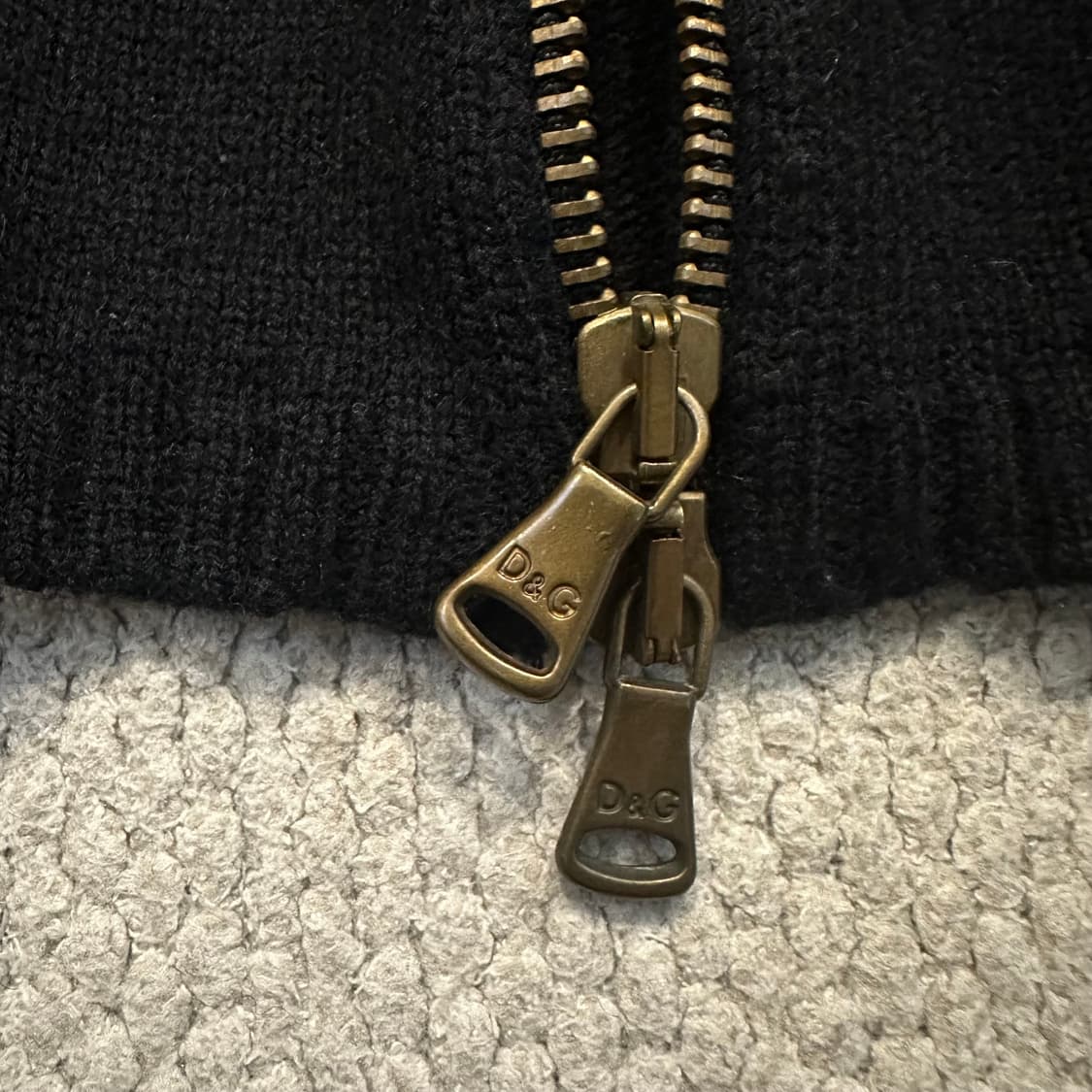 90s 돌체앤가바나 D&G 니트 집업 상품이미지5