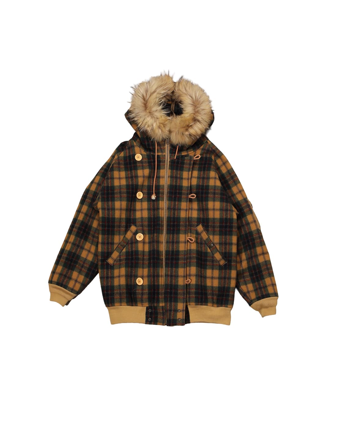 Swagger check down jacket 상품이미지1