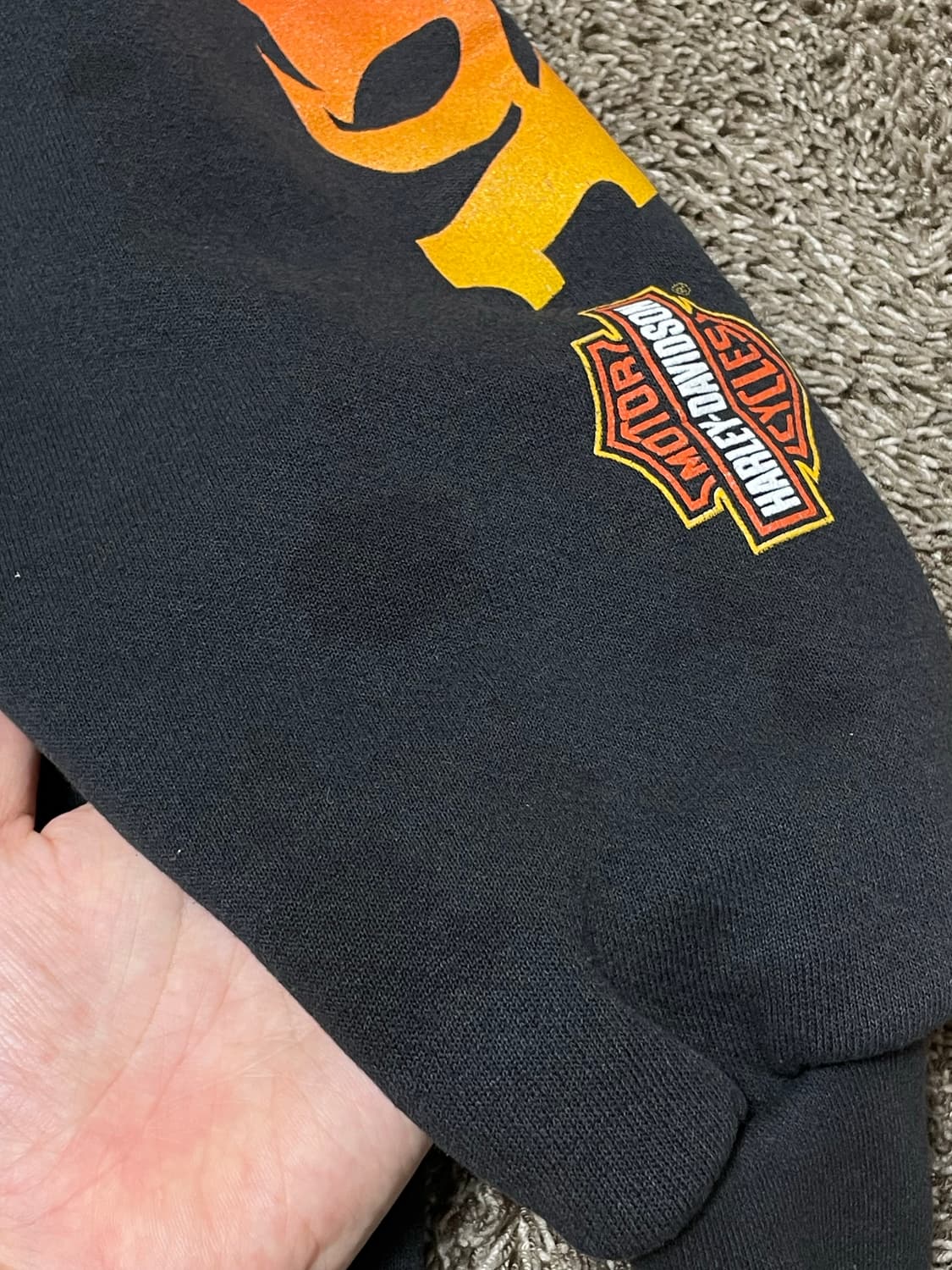 harley davidson 100주년 플레임 후드 할리데이비슨 상품이미지7