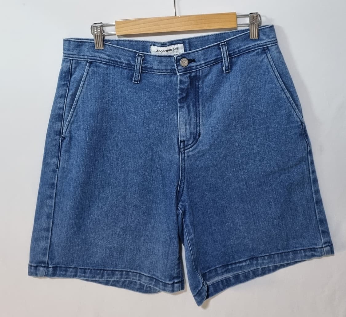 M ) 앤더슨벨 청 데님 반바지 상품이미지1