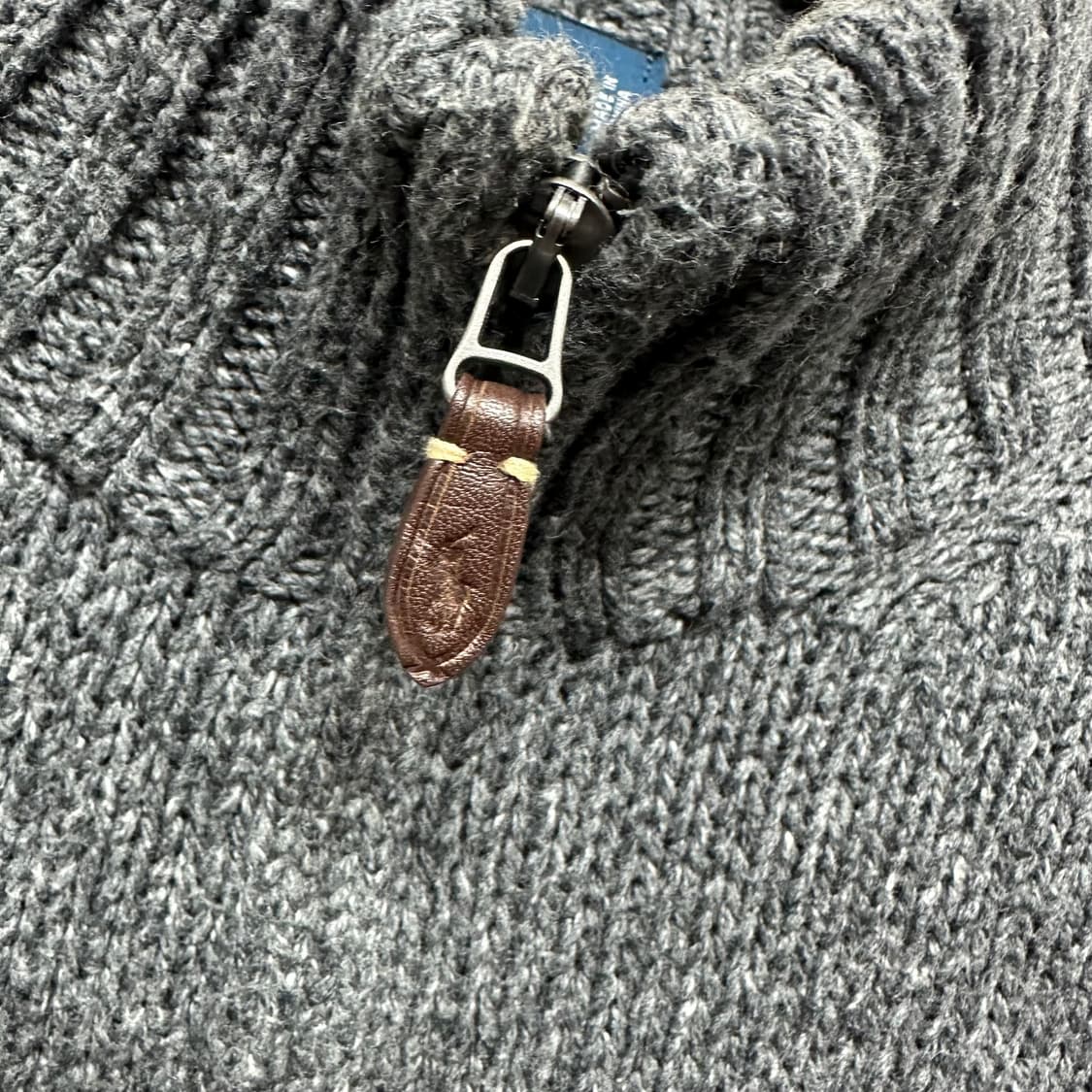 폴로 랄프로렌 엘보 래더패치 하프집업니트 상품이미지6