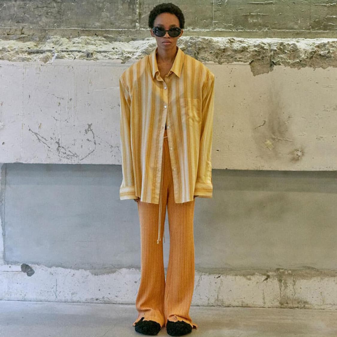 StandAlone 스탠드어론 스트라이프 백 타이 셔츠 상품이미지3