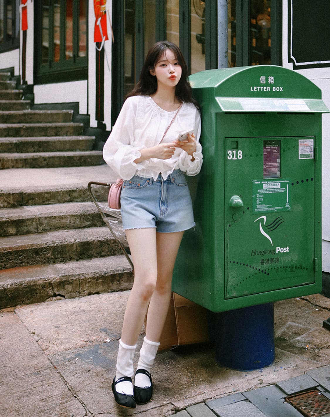 밀크코코아 아멜리라인 릴리 블라우스 새상품 상품이미지3