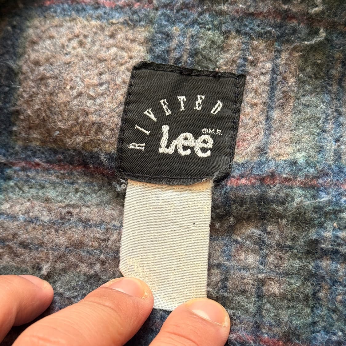 80 ~ 90'S RIVETED LEE 블랭킷 안감 데님자켓 상품이미지7