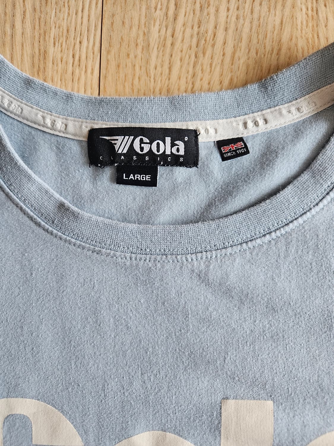 골라 Gola 반팔 티셔츠 하늘색L 상품이미지3