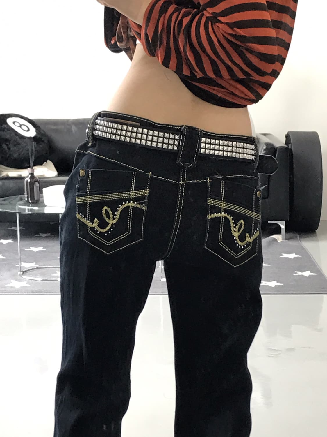 Used Jeans Cubic Detail Bootcut 상품이미지4