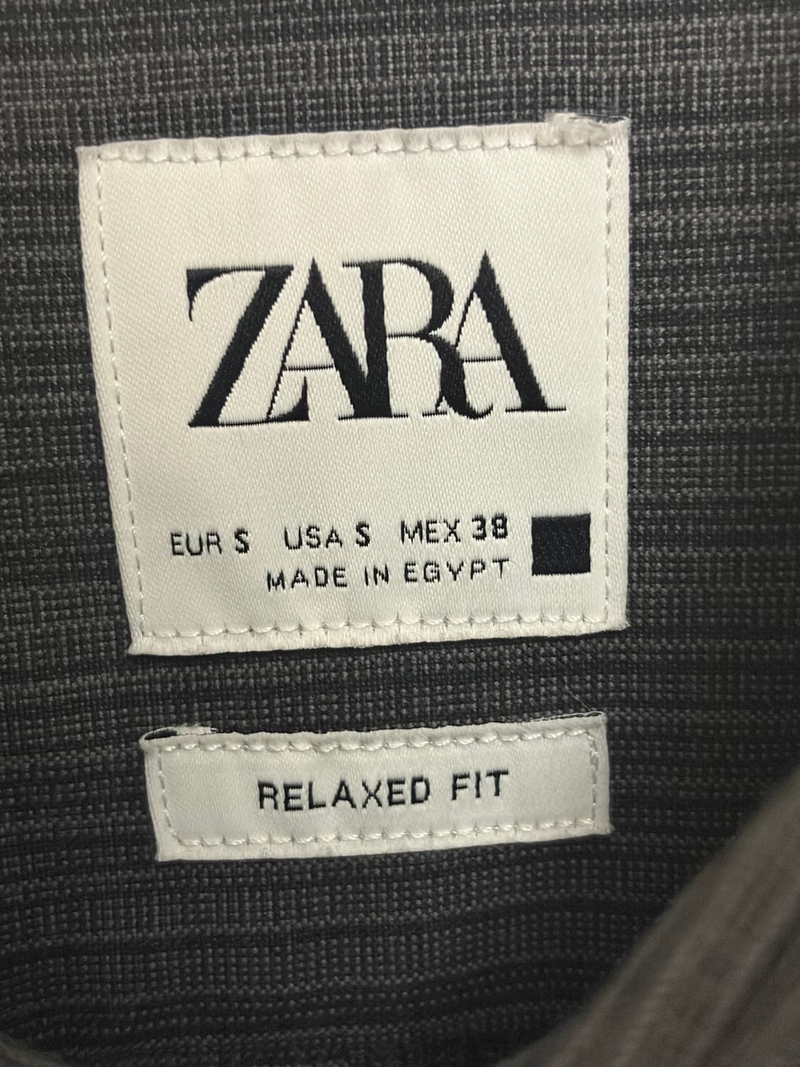 자라(ZARA) 남자 오버핏 셔츠 / 중고 상태 좋음 상품이미지9