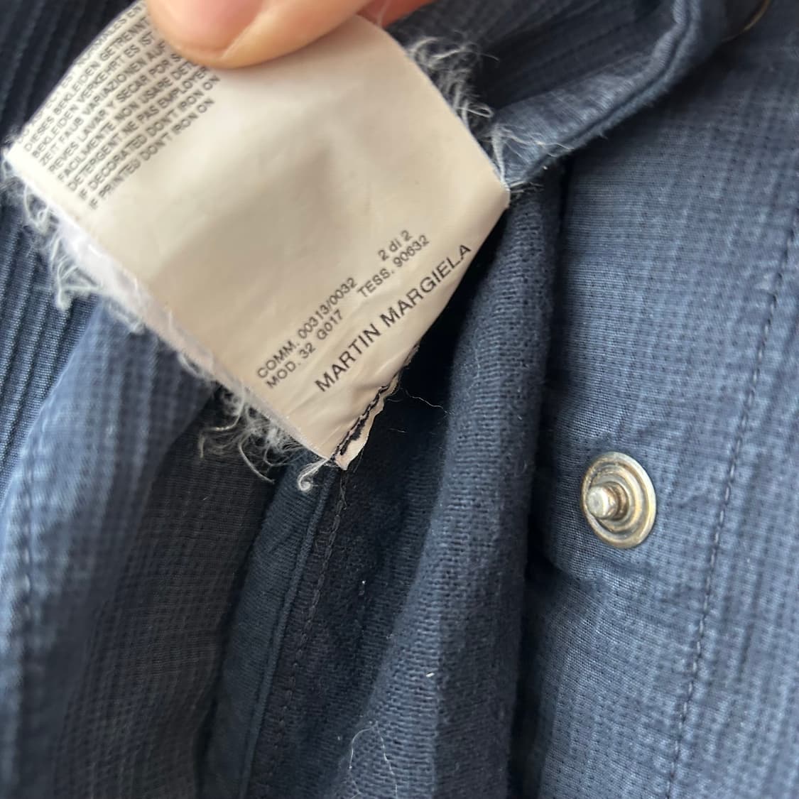 AW03 마틴 마르지엘라 NO.6 코튼 워크 자켓 상품이미지6