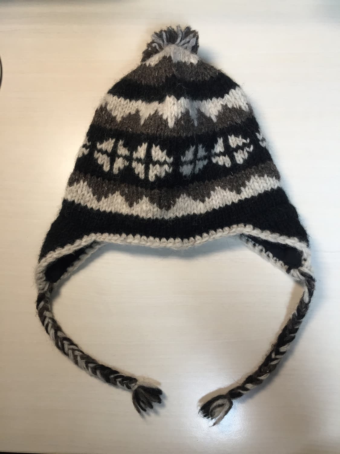 빈티지 울 100 귀덮개 모자 상품이미지2