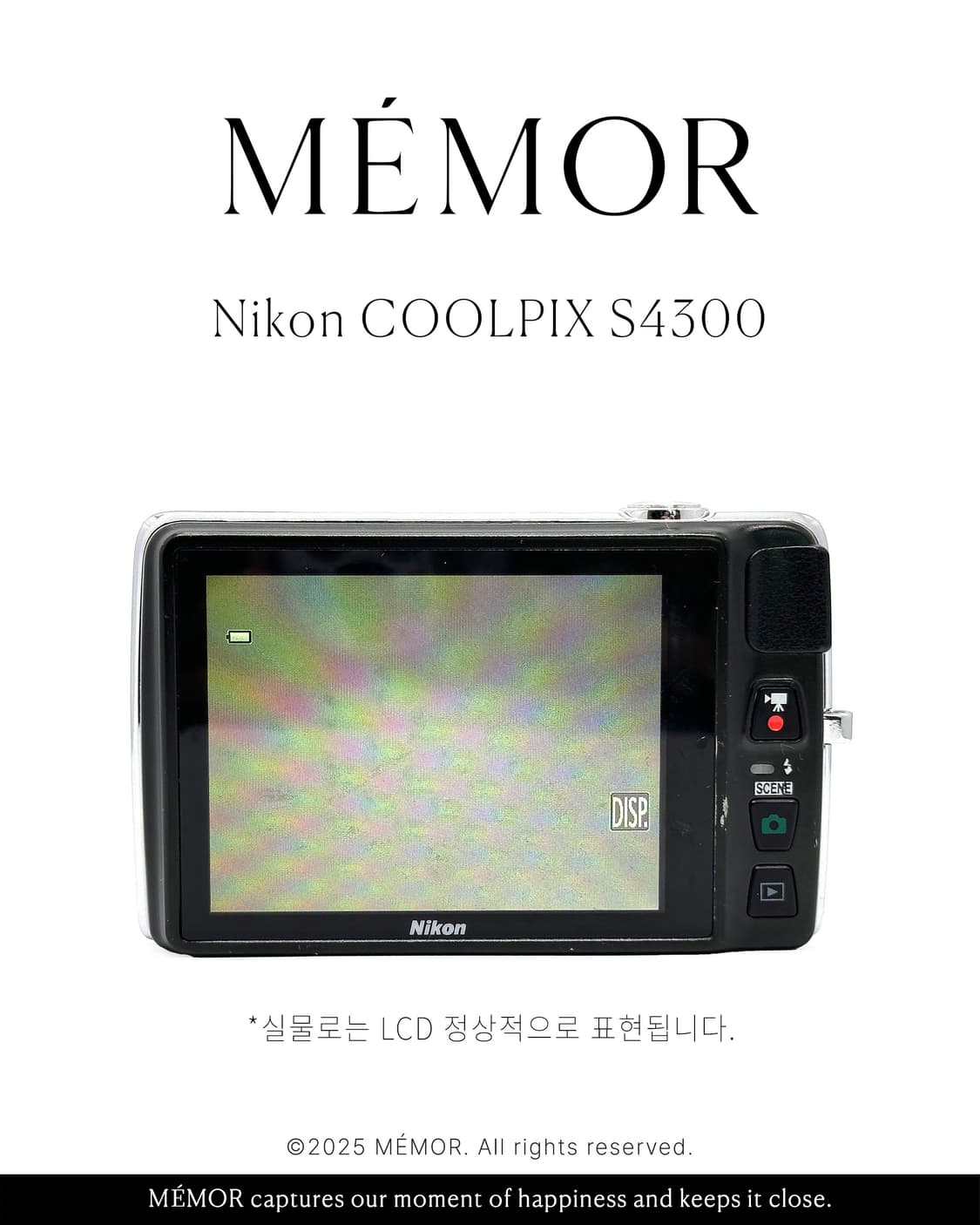 터치스크린/노란기없는작례🤍Nikon COOLPIX S4300 니콘 디카 상품이미지5