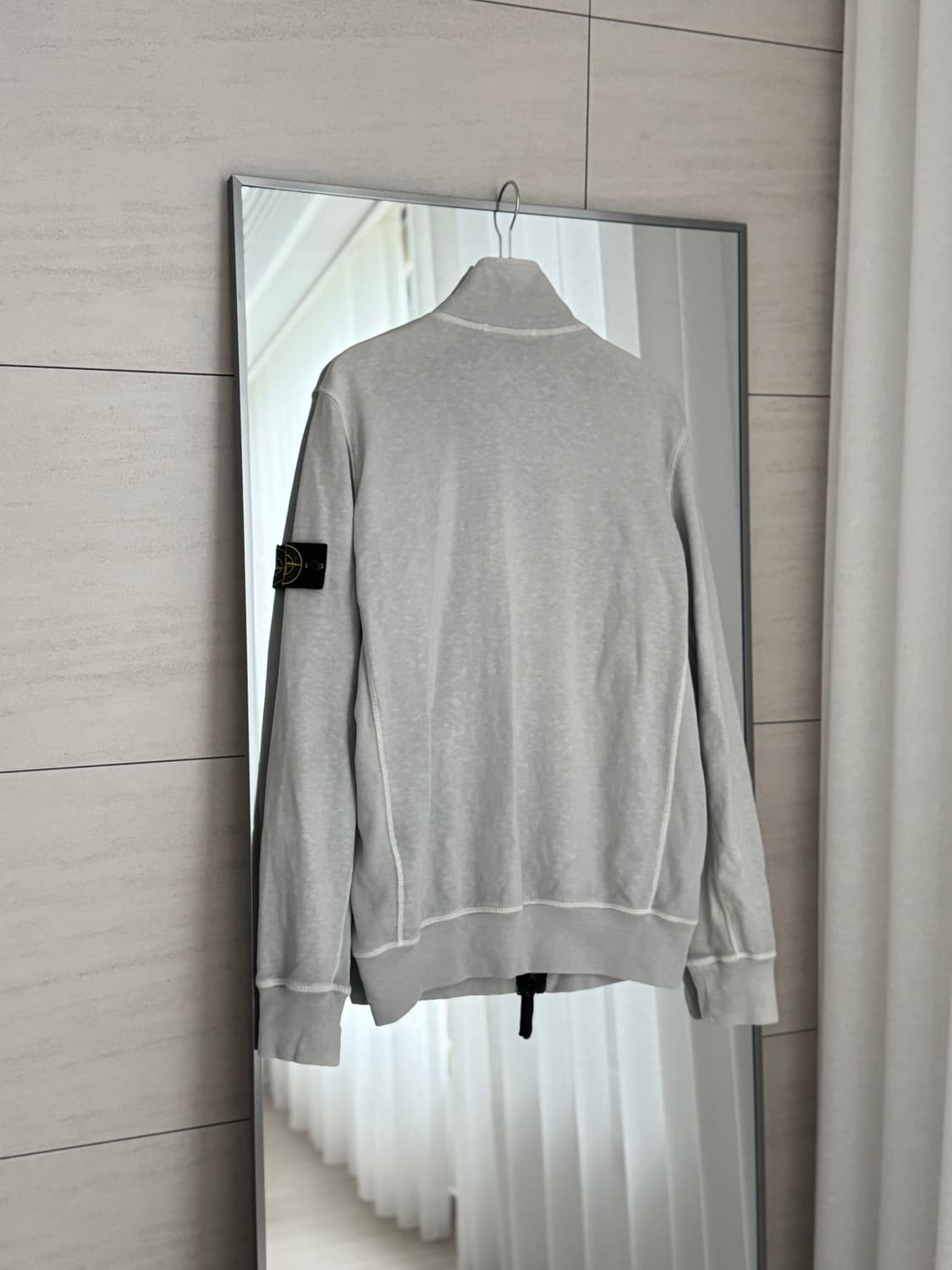 스톤아일랜드(Stone Island) 워싱 스웨트 집업 상품이미지7