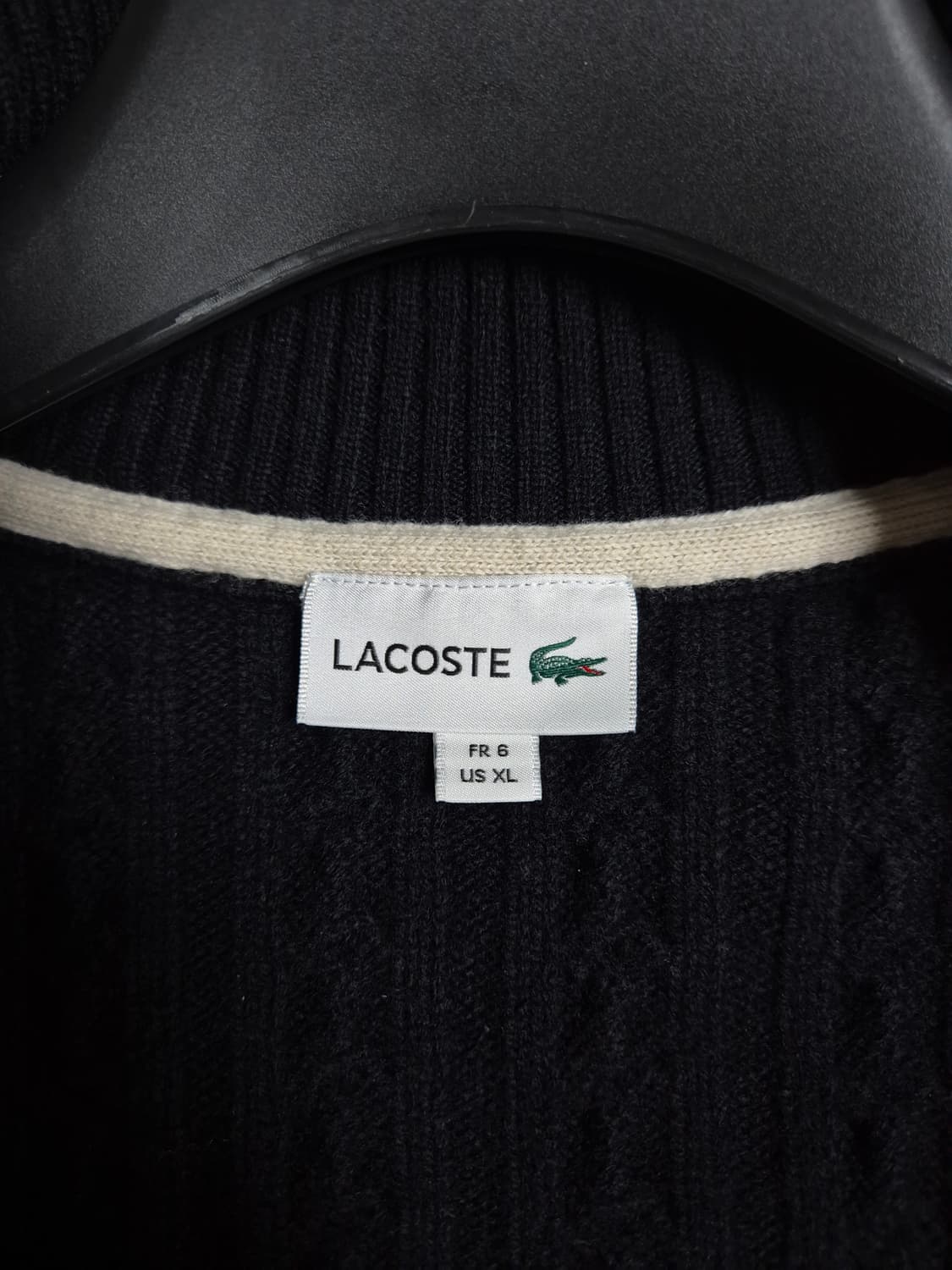 라코스테 울 케이블 니트 집업 가디건 6(110) 상품이미지4