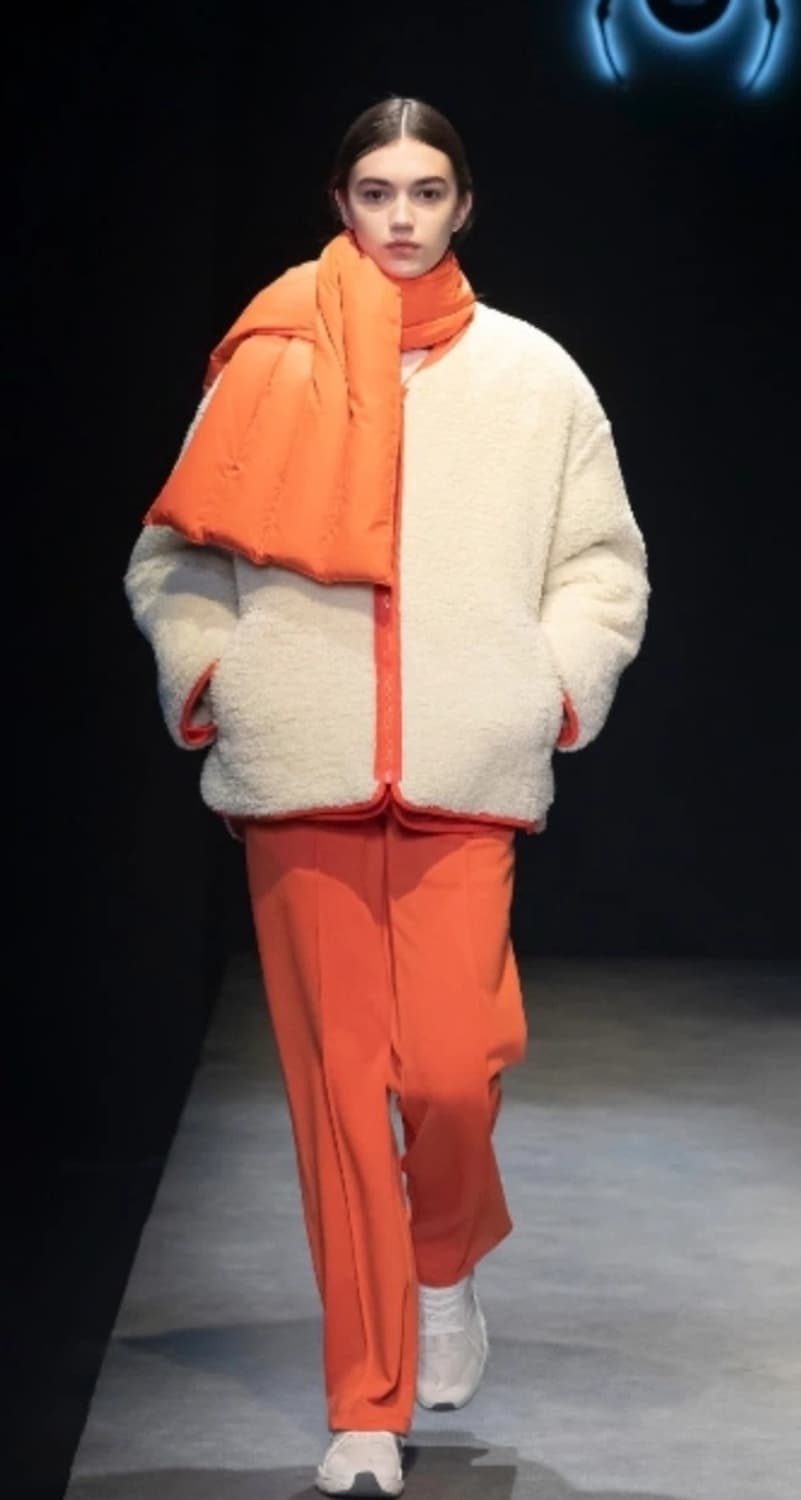 스파이더 오렌지 양면 퀼팅 플리스 자켓 상품이미지5