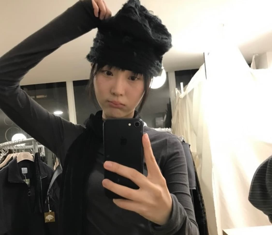 빈티지 블랙 비니 상품이미지4