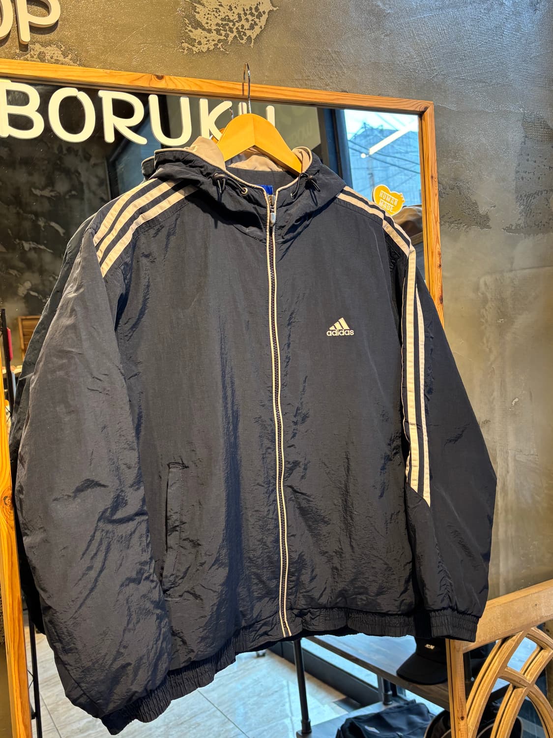 아디다스 올드스쿨 네이비 점퍼 M 상품이미지1