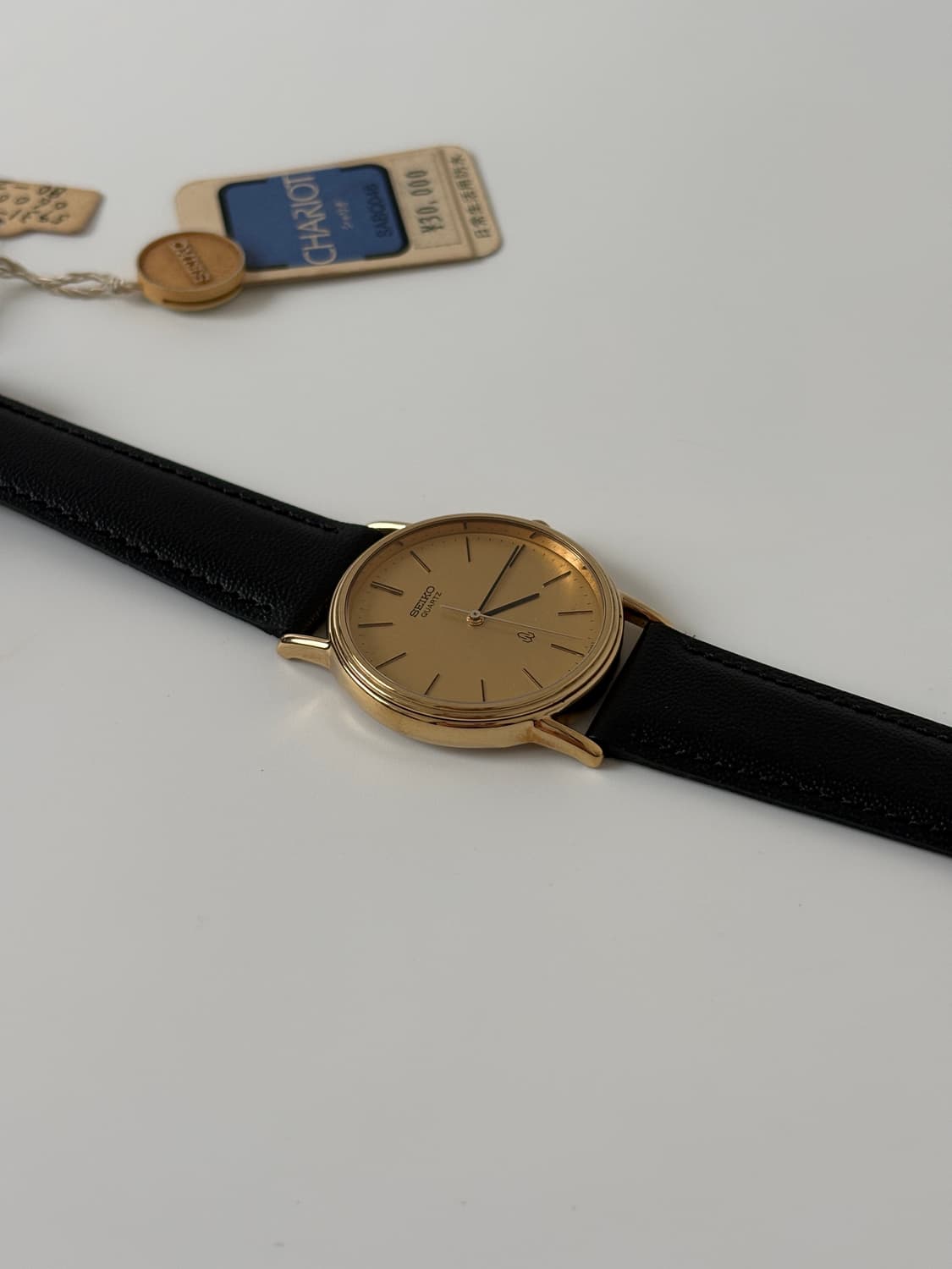 세이코 1980년대 보카시 다이얼 골드 쿼츠 남성 데드스탁 상품이미지6