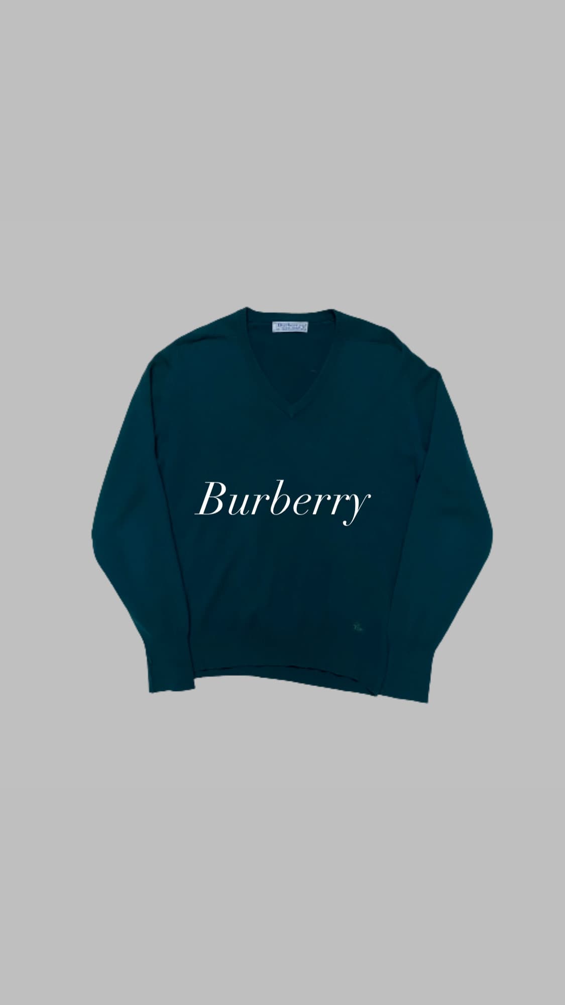 Burberry Cashmere V-Neck Knit 상품이미지1