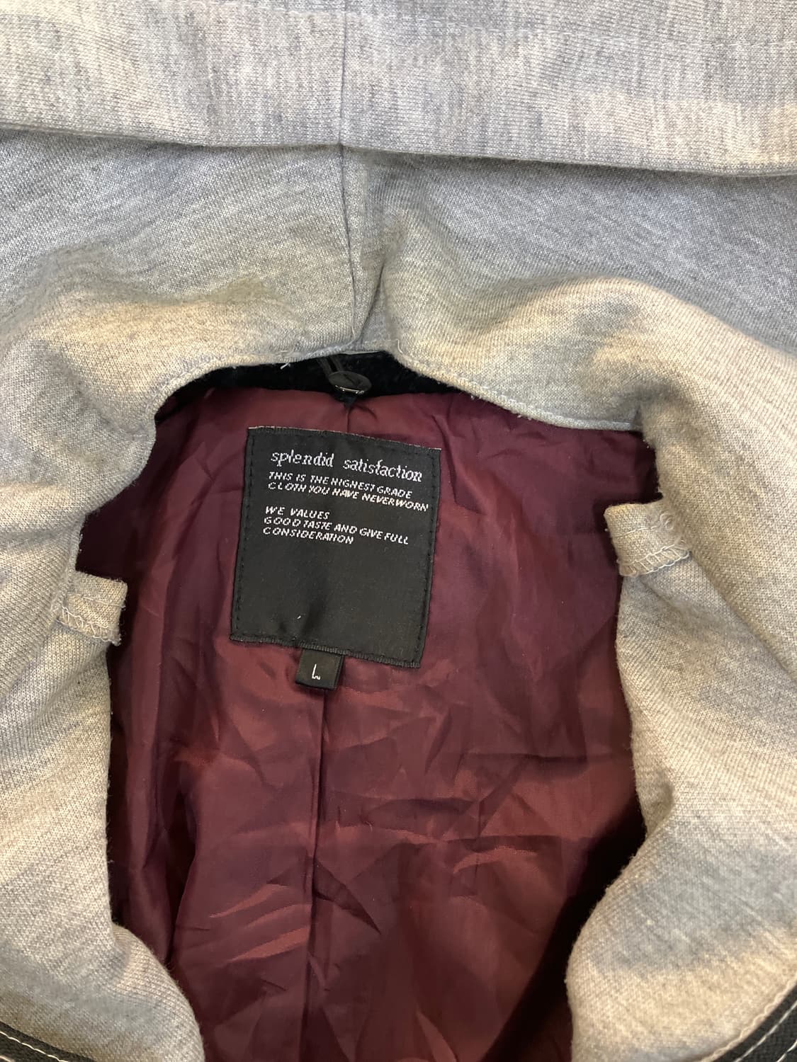 splendid satisfaction 블랙 벨벳 후드 블레이저 L 상품이미지6