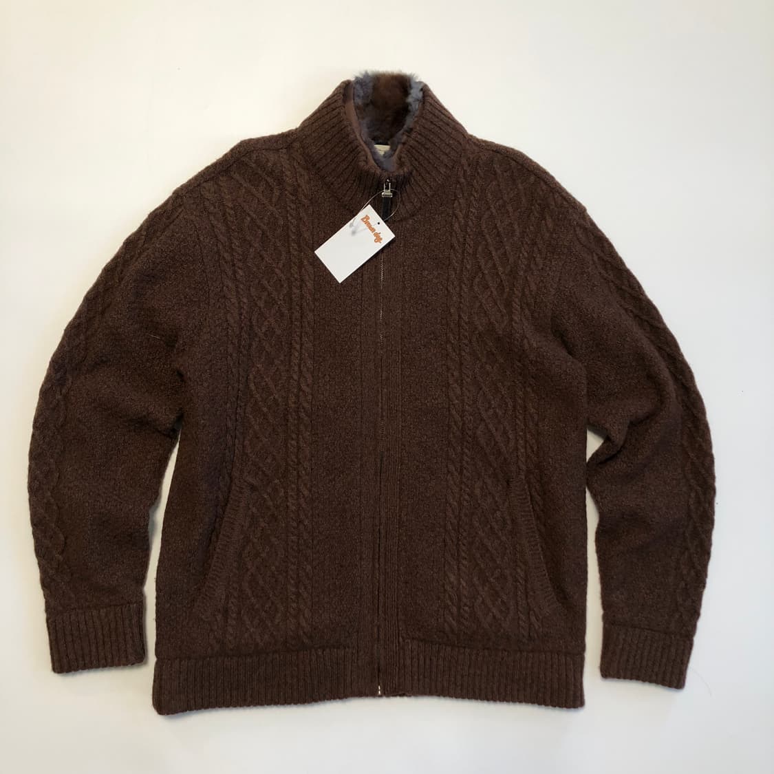 런던포그 퍼 니트 상품이미지1