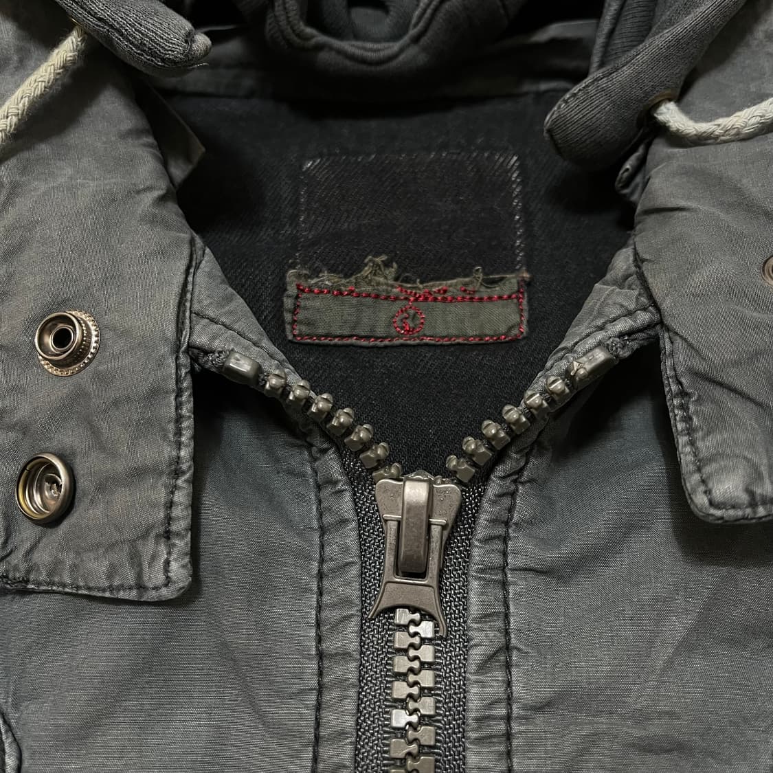 빈티지 포켓 야상 후드자켓 M(95) 상품이미지6