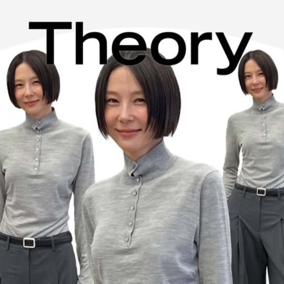 띠어리 리갈울 헨리풀오버니트 / 브라운 상품이미지7