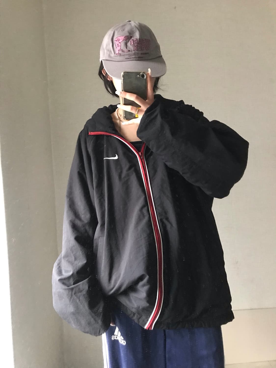 나이키 00s 블랙 패딩 상품이미지3