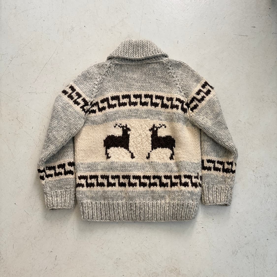 캐니다 빈티지 울 코위찬 집업 자켓 L 상품이미지6