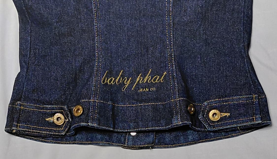 [S/USA] 베이비팻(Baby Phat) 빈티지 생지 데님 자켓 상품이미지9