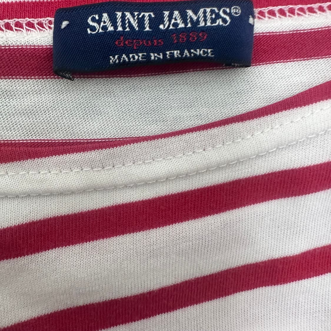 SAINT JAMES 세인트제임스 스트라이프 7부 티셔츠 상품이미지4