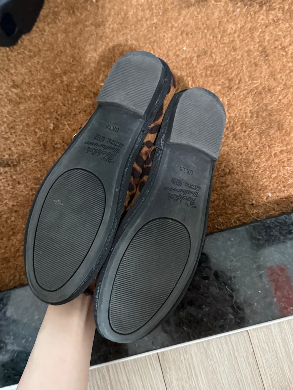 락피쉬웨더웨어 다야 메리제인 플랫 레오파드 uk3.5 상품이미지2