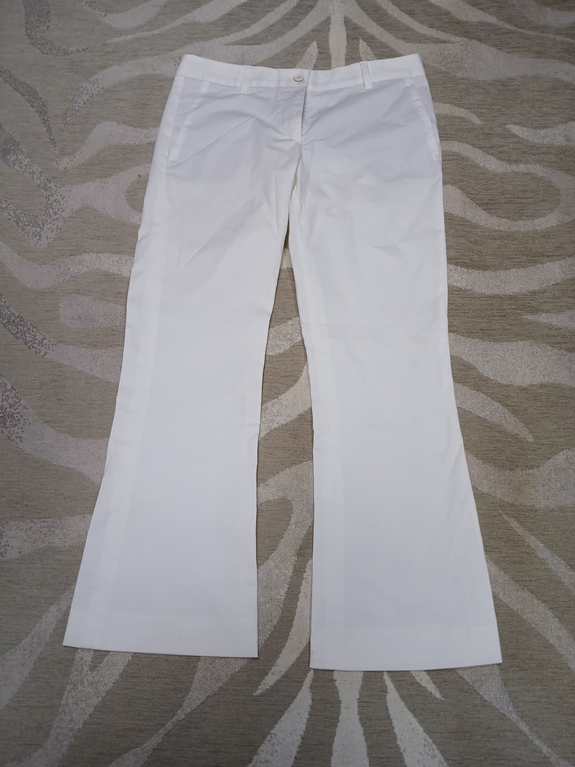 알베르토 비 아니 화이트 벨티드팬츠  상품이미지1