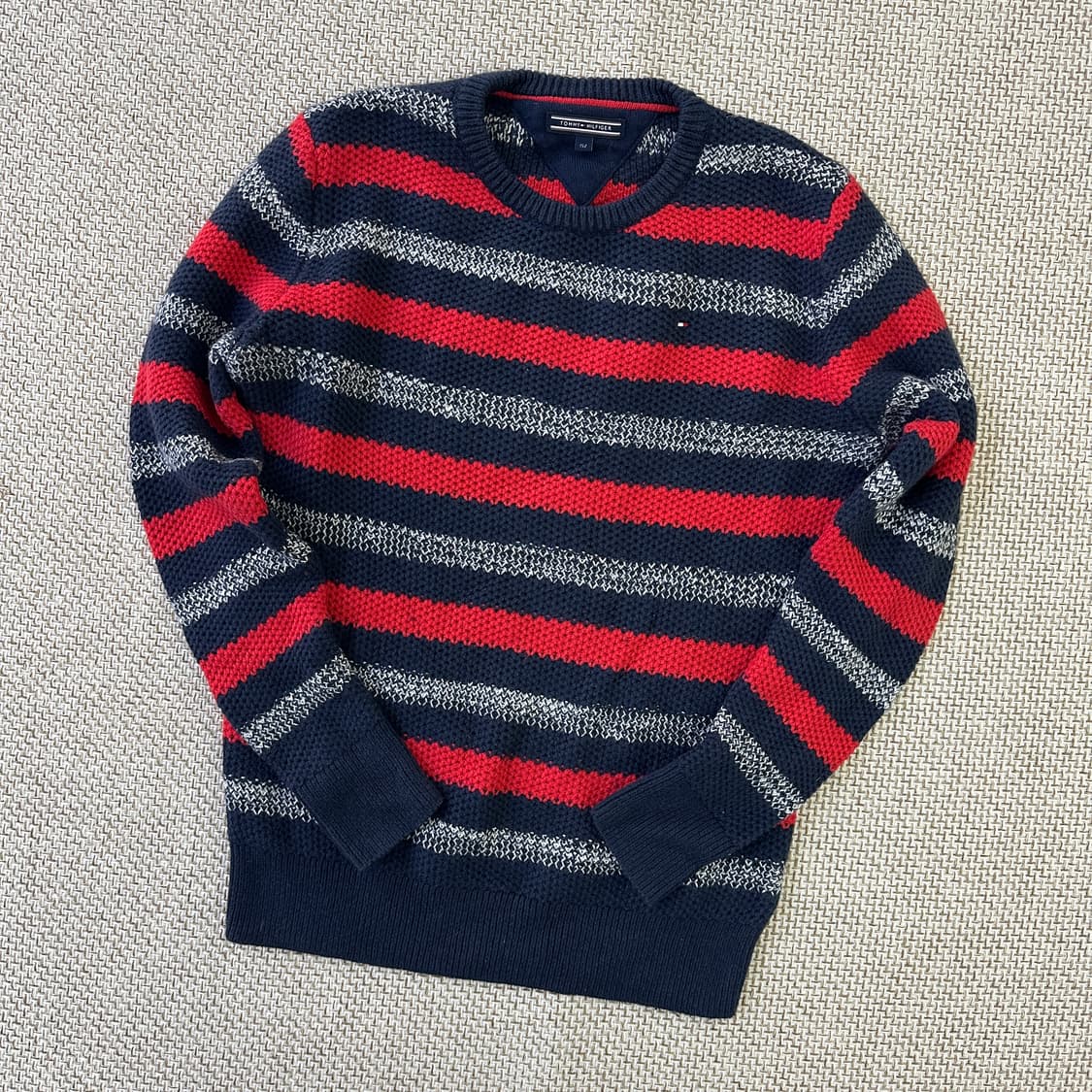 152 타미힐피거 스트라이프 니트  0330D 상품이미지1