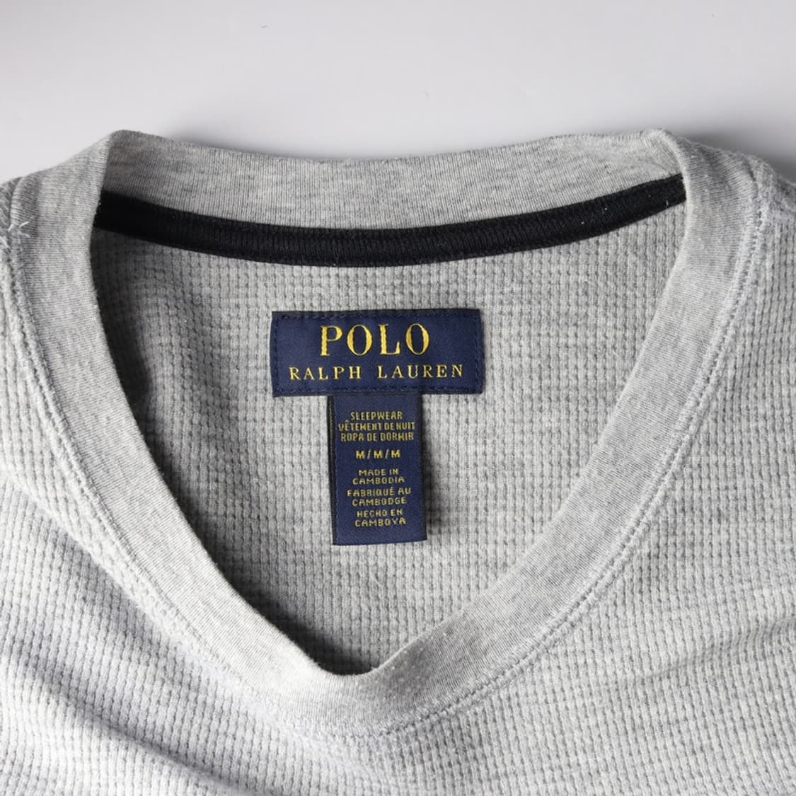 폴로 랄프로렌 슬립웨어 와플 반팔 티셔츠 M 상품이미지5