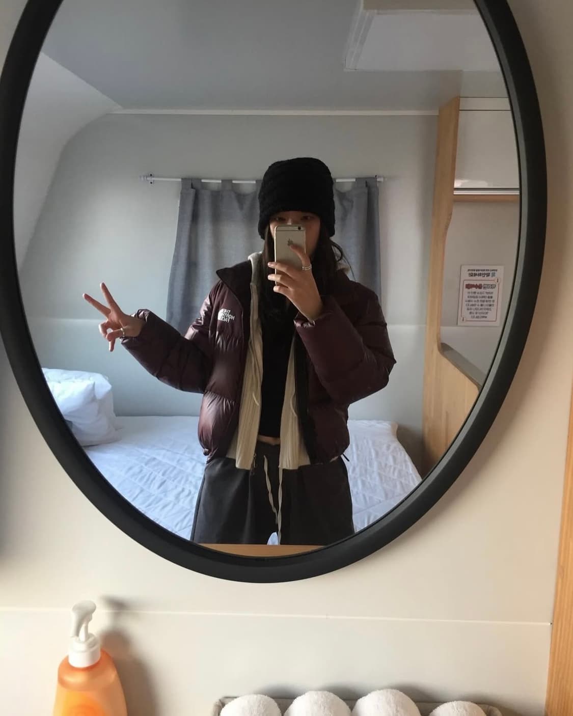 노스페이스 화이트라벨 눕시 코코아브라운 상품이미지4