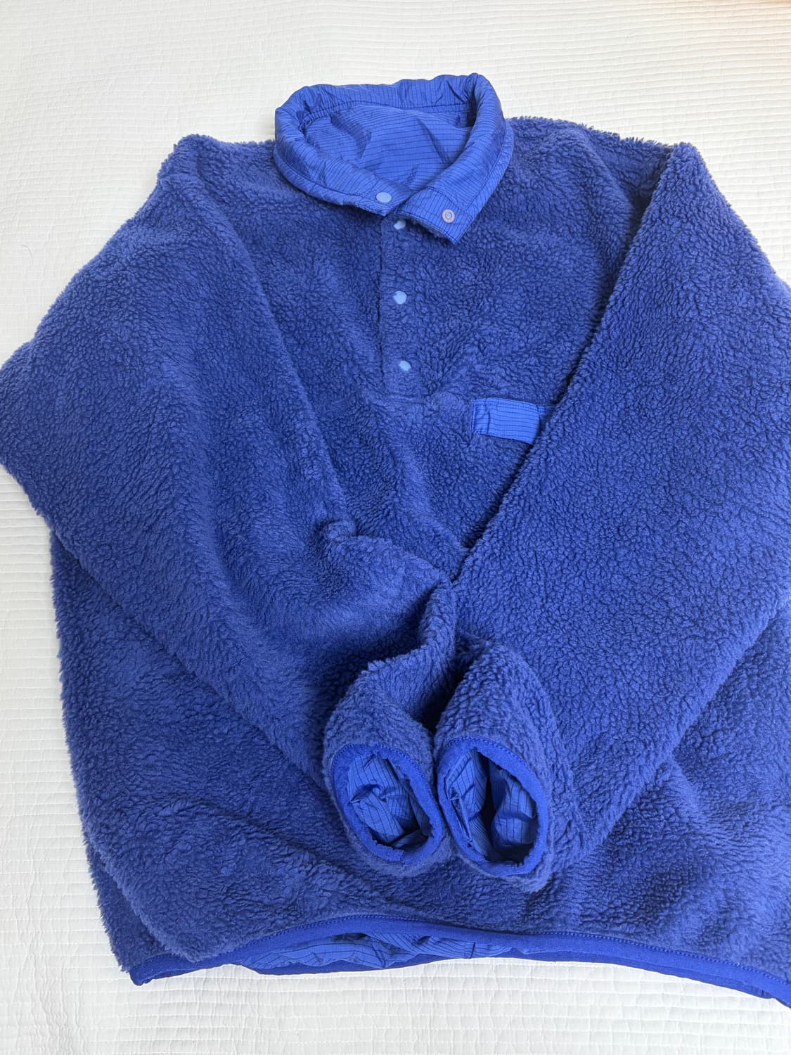 파타고니아 글리세이드 리버시블 신칠라 플리스 블루 m 상품이미지3